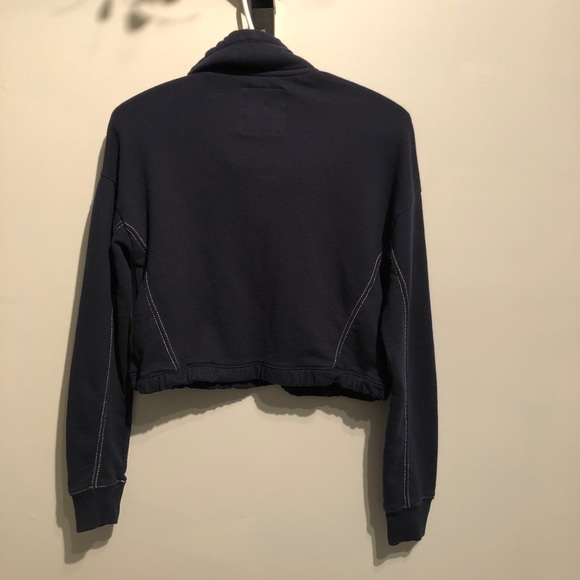 Hollister Crop Navy SO SOFT Long Sleeve XS - Picture 5 of 7